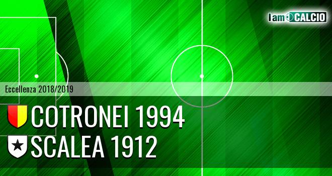 Cotronei 1994 - Scalea 1912