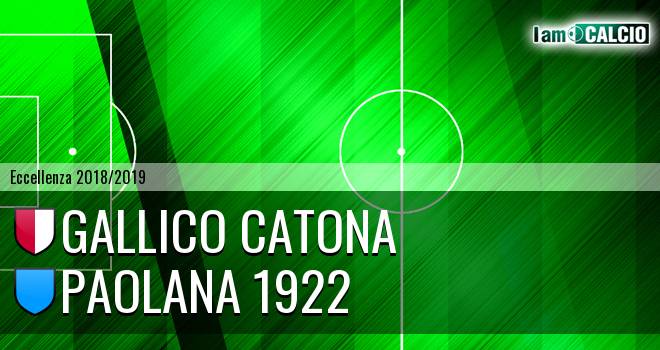 Gallico Catona - Paolana 1922