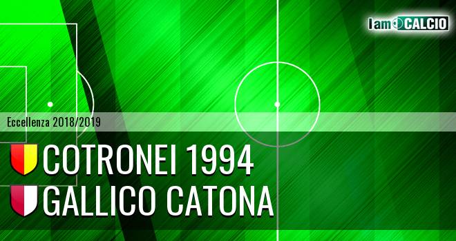 Cotronei 1994 - Gallico Catona