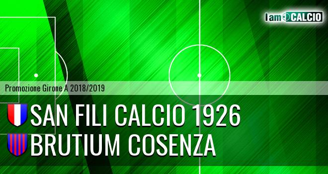 San Fili Calcio 1926 - Brutium Cosenza