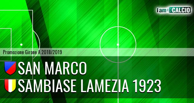 San Marco - Sambiase Lamezia 1923