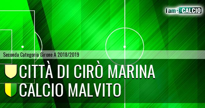 Città Di Cirò Marina - Calcio Malvito