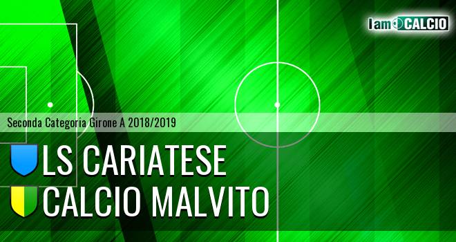 LS Cariatese - Calcio Malvito