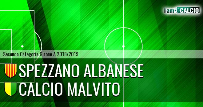 Spezzano Albanese - Calcio Malvito