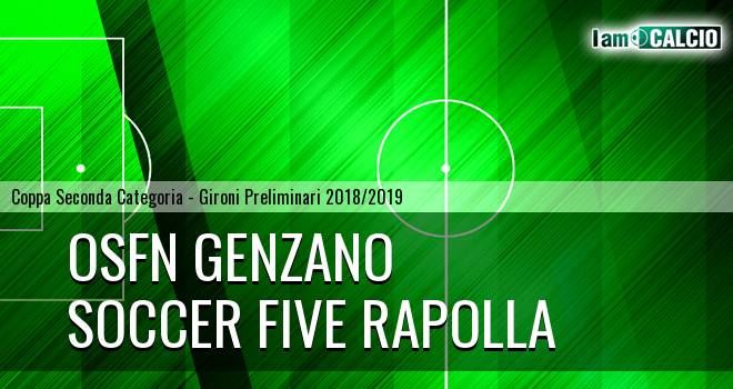 Osfn Genzano - Rapolla Soccer
