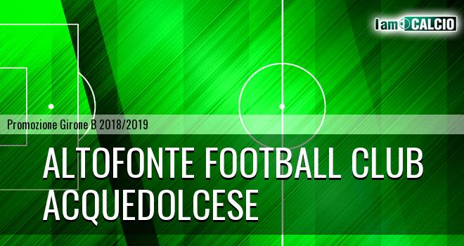 Altofonte Football Club - Acquedolcese