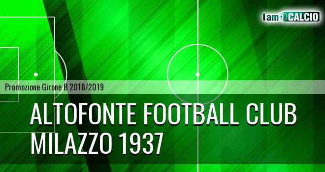 Altofonte Football Club - Milazzo 1937