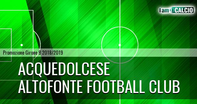 Acquedolcese - Altofonte Football Club
