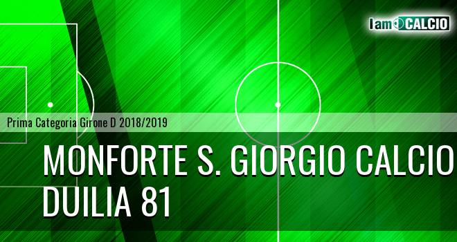 Monforte S. Giorgio Calcio - Duilia 81