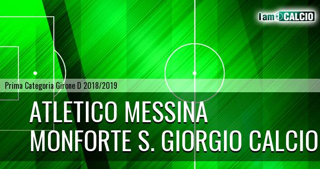 Atletico Messina - Monforte S. Giorgio Calcio