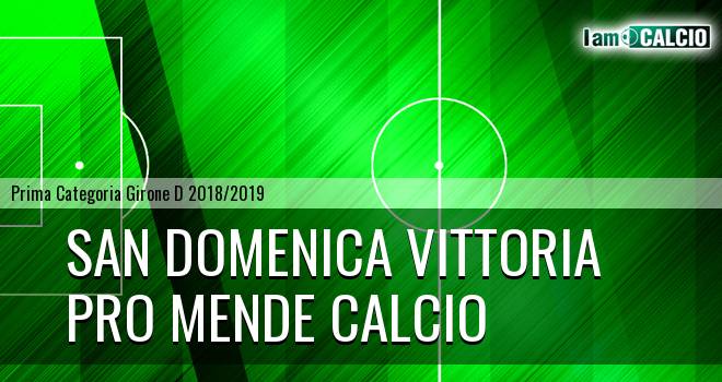 San Domenica Vittoria - Pro Mende Calcio