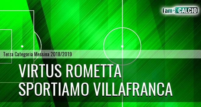 Virtus Rometta - Sportiamo Villafranca