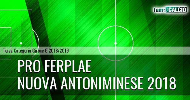 Pro Ferplae - Nuova Antoniminese 2018