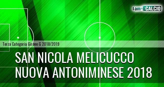 San Nicola Melicucco - Nuova Antoniminese 2018