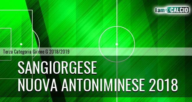 Sangiorgese - Nuova Antoniminese 2018