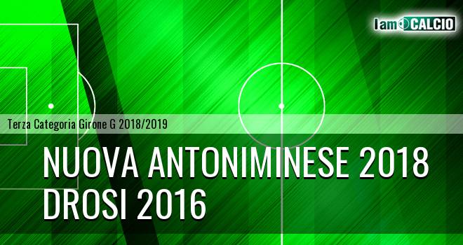 Nuova Antoniminese 2018 - Drosi 2016