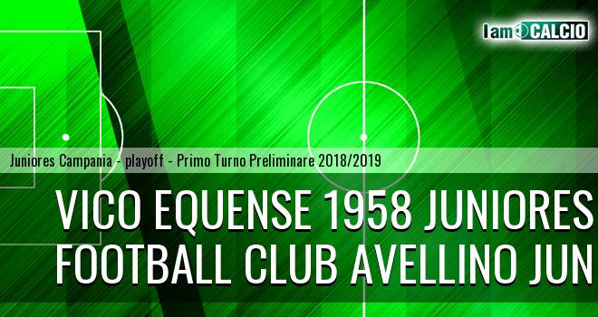 Vico Equense 1958 Juniores - Football Club Avellino Juniores