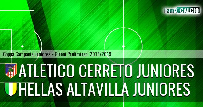 Atletico Cerreto Juniores - Hellas Altavilla Juniores
