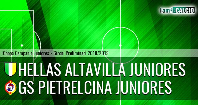 Hellas Altavilla Juniores - GS Pietrelcina Juniores