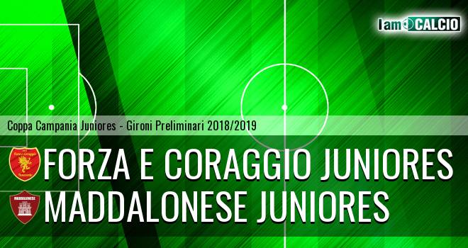 Forza e Coraggio Juniores - Maddalonese Juniores