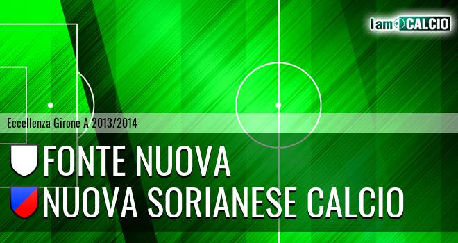 Fonte Nuova - Nuova Sorianese Calcio