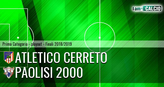 Paolisi 2000 - Atletico Cerreto