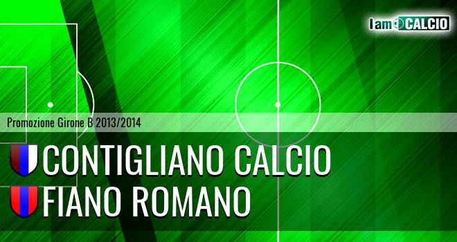 Contigliano Calcio - Fiano Romano