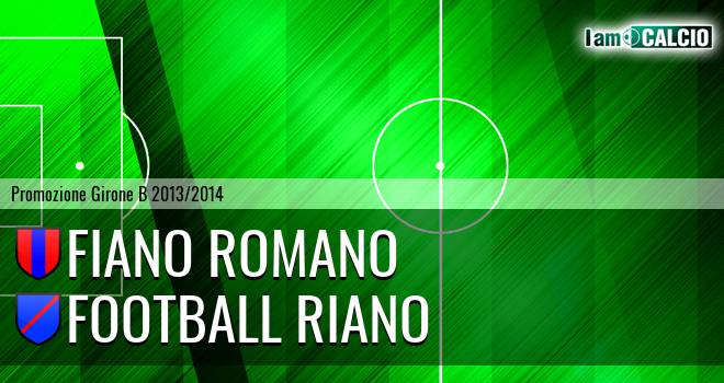 Fiano Romano - Football Riano