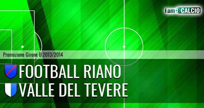 Football Riano - Valle del Tevere