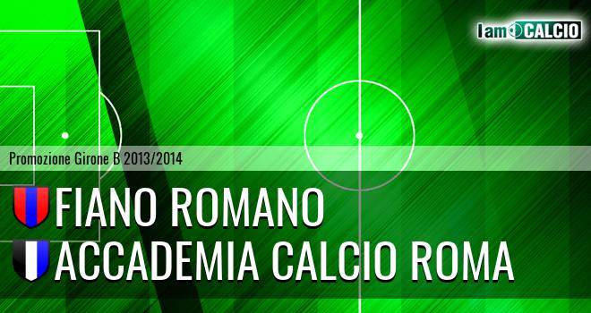 Fiano Romano - Accademia Calcio Roma