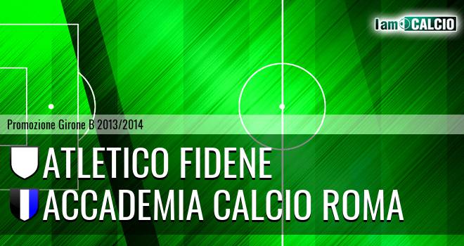 Atletico Fidene - Accademia Calcio Roma