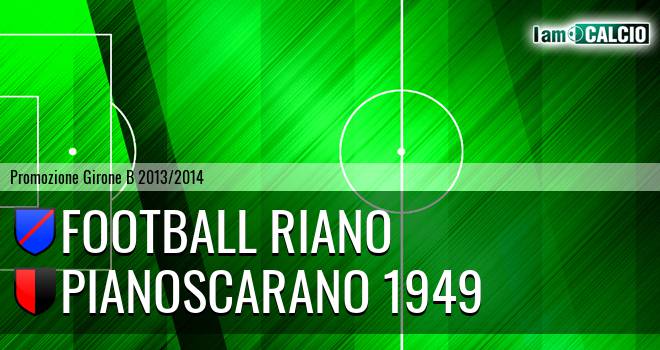 Football Riano - Pianoscarano 1949