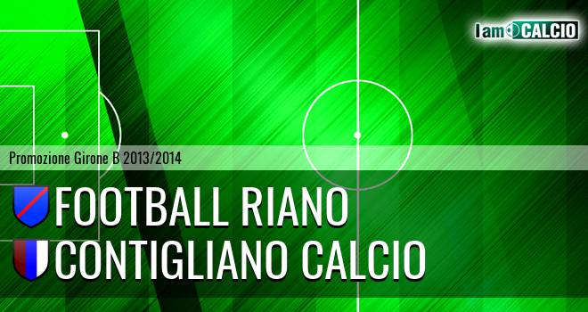 Football Riano - Contigliano Calcio