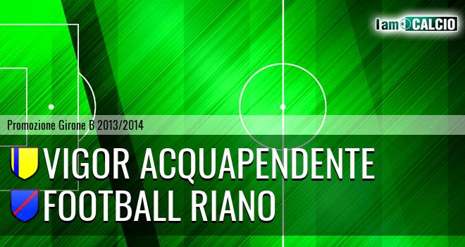 Vigor Acquapendente - Football Riano