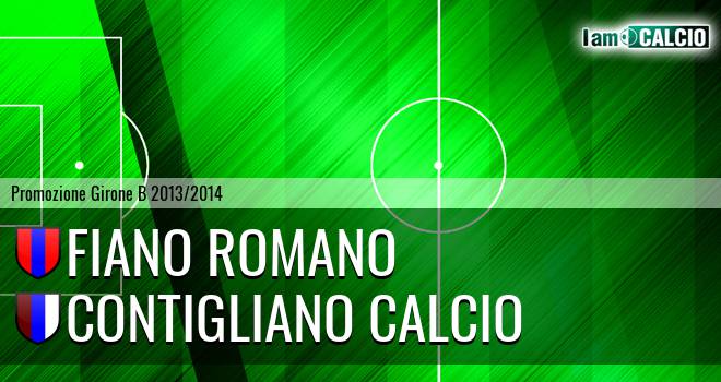 Fiano Romano - Contigliano Calcio