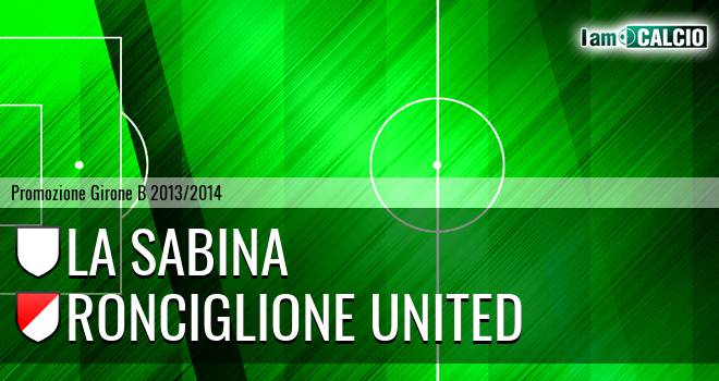 La Sabina - Ronciglione United