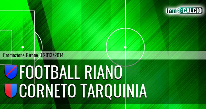 Football Riano - Corneto Tarquinia