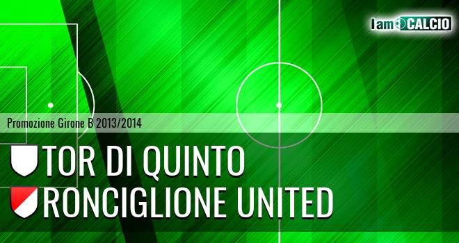 Tor di Quinto - Ronciglione United