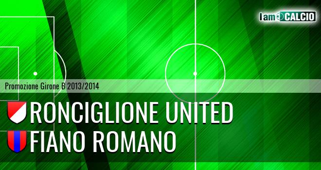 Ronciglione United - Fiano Romano