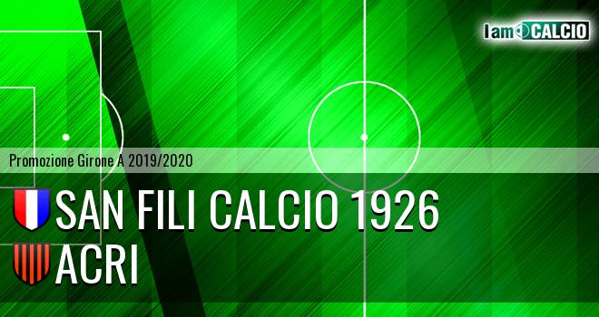 San Fili Calcio 1926 - Acri