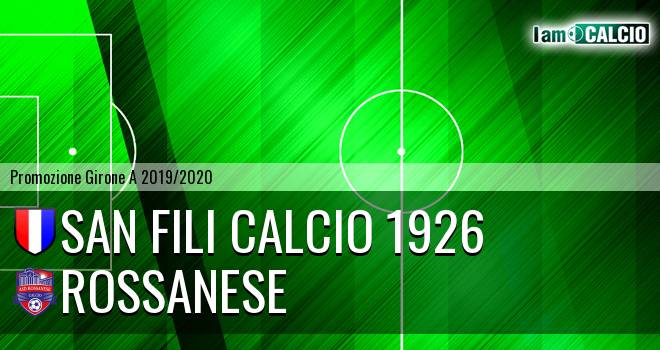San Fili Calcio 1926 - Rossanese