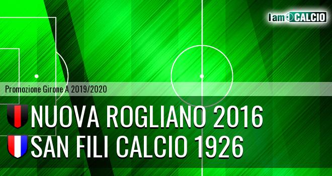 Nuova Rogliano 2016 - San Fili Calcio 1926