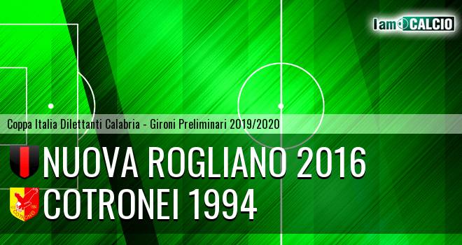 Nuova Rogliano 2016 - Cotronei 1994