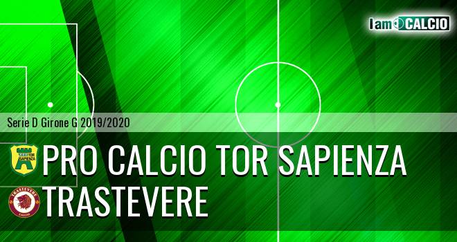 Pro Calcio Tor Sapienza - Trastevere