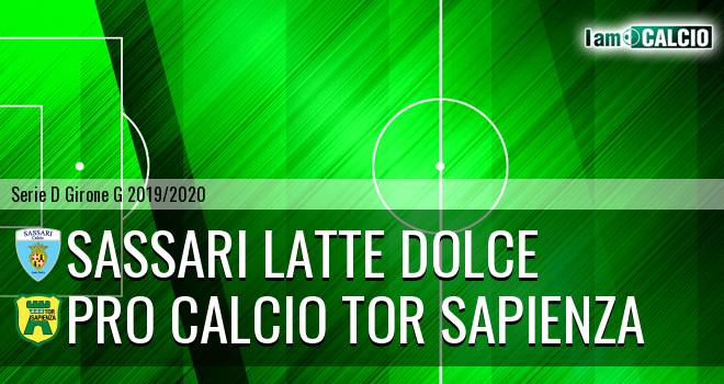 Sassari Latte Dolce - Pro Calcio Tor Sapienza