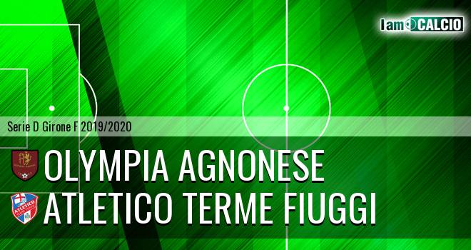 Olympia Agnonese - Atletico Terme Fiuggi