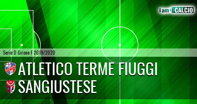 Atletico Terme Fiuggi - Sangiustese
