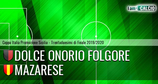 Dolce Onorio Folgore - Mazarese