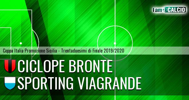 Ciclope Bronte - Sporting Viagrande