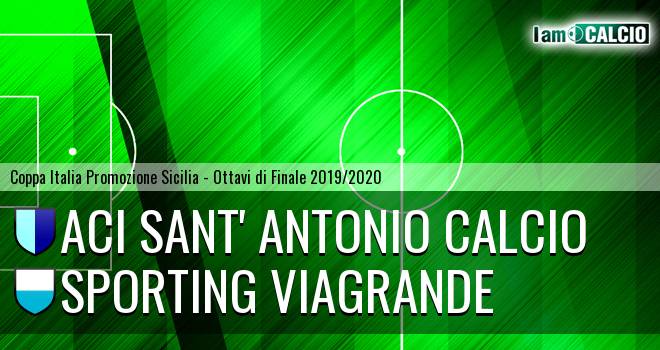 Aci Sant' Antonio Calcio - Sporting Viagrande